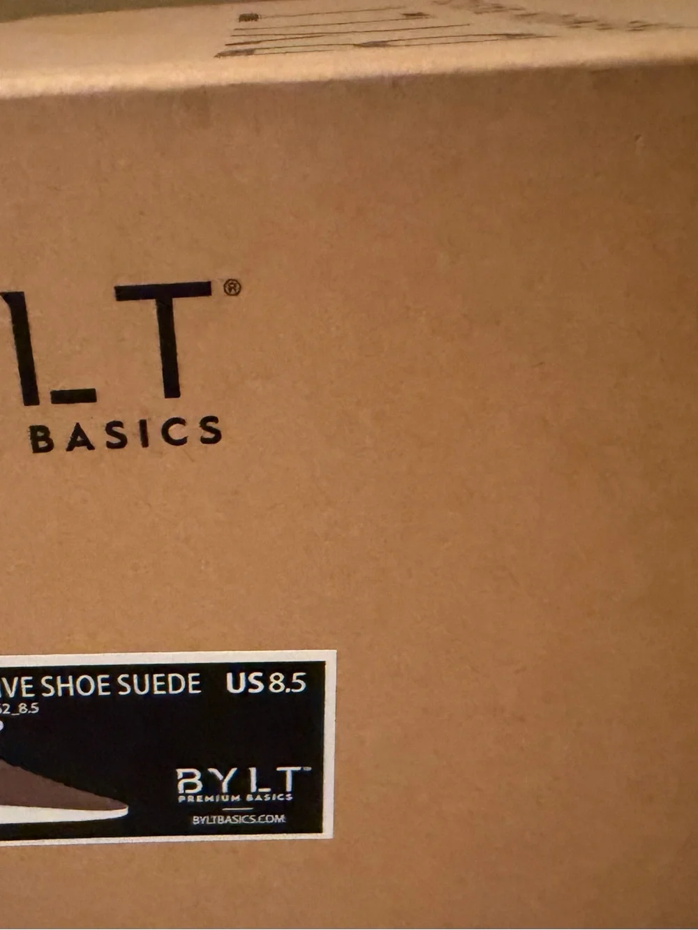 BYLT Men's Driftwood Suede Casual Sneakers - Low Top 8.5